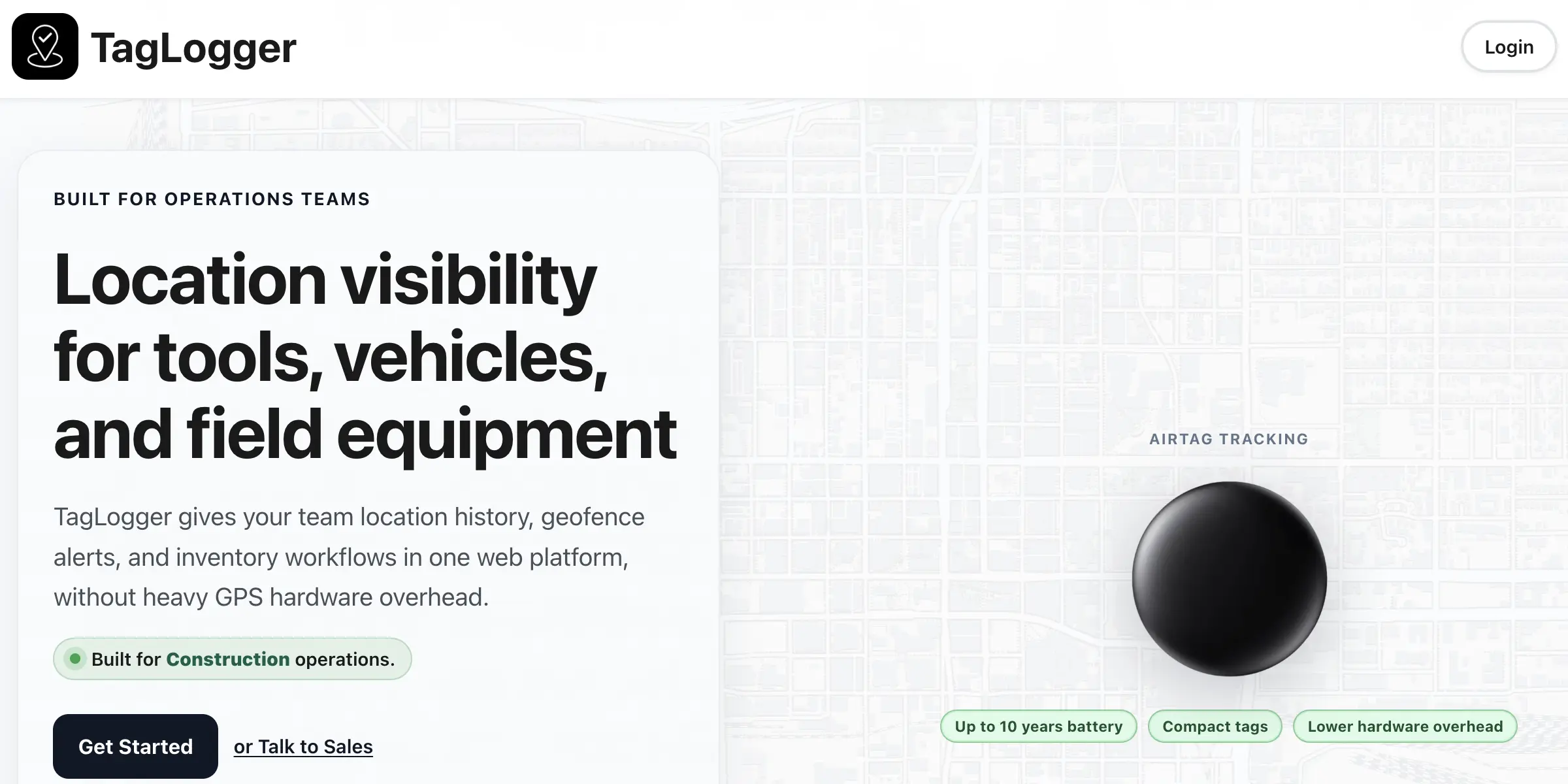 TagLogger - Find My asset tracking for teams, dashboard and hardware options